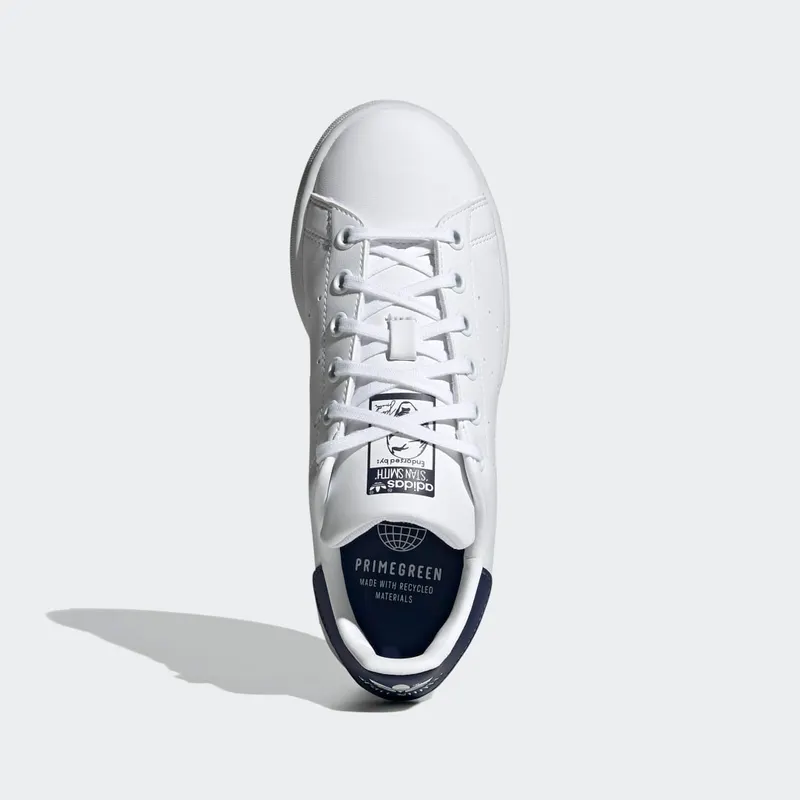Adidas Stan Smith Cloud White / Cloud White / Dark Blue (H68621)