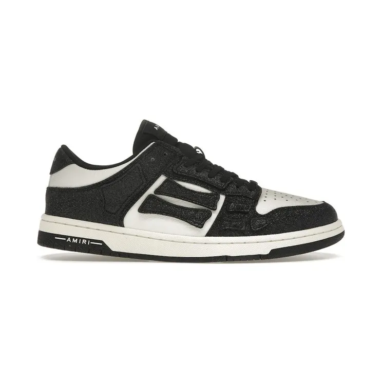 AMIRI Skel Top Low Shimmer Black White (AMFOSR1049-001)