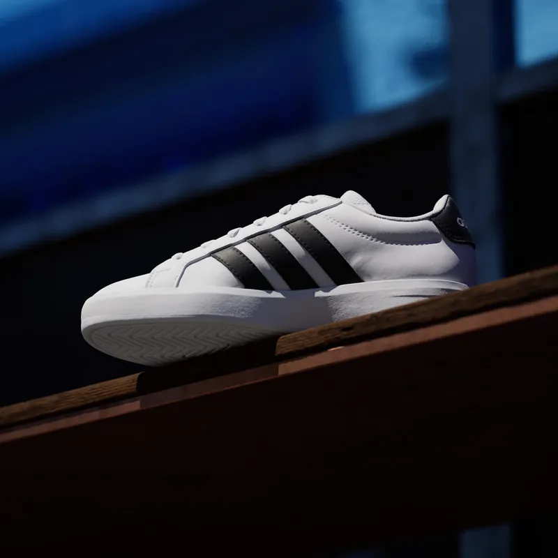 Adidas GRAND COURT 3.0 Shoes JUNIOR Cloud White / Core Black / Cloud White (JP9365)
