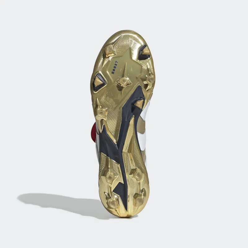 adidas Predator Accelerator FG 25 Year Pack Zidane Gold Metallic/Running White/Scarlet (F37076)