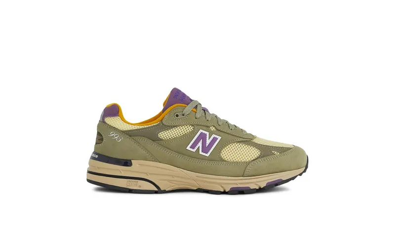 New Balance 993 “Made in USA – Olive Leaf / Maize” (U993OL)