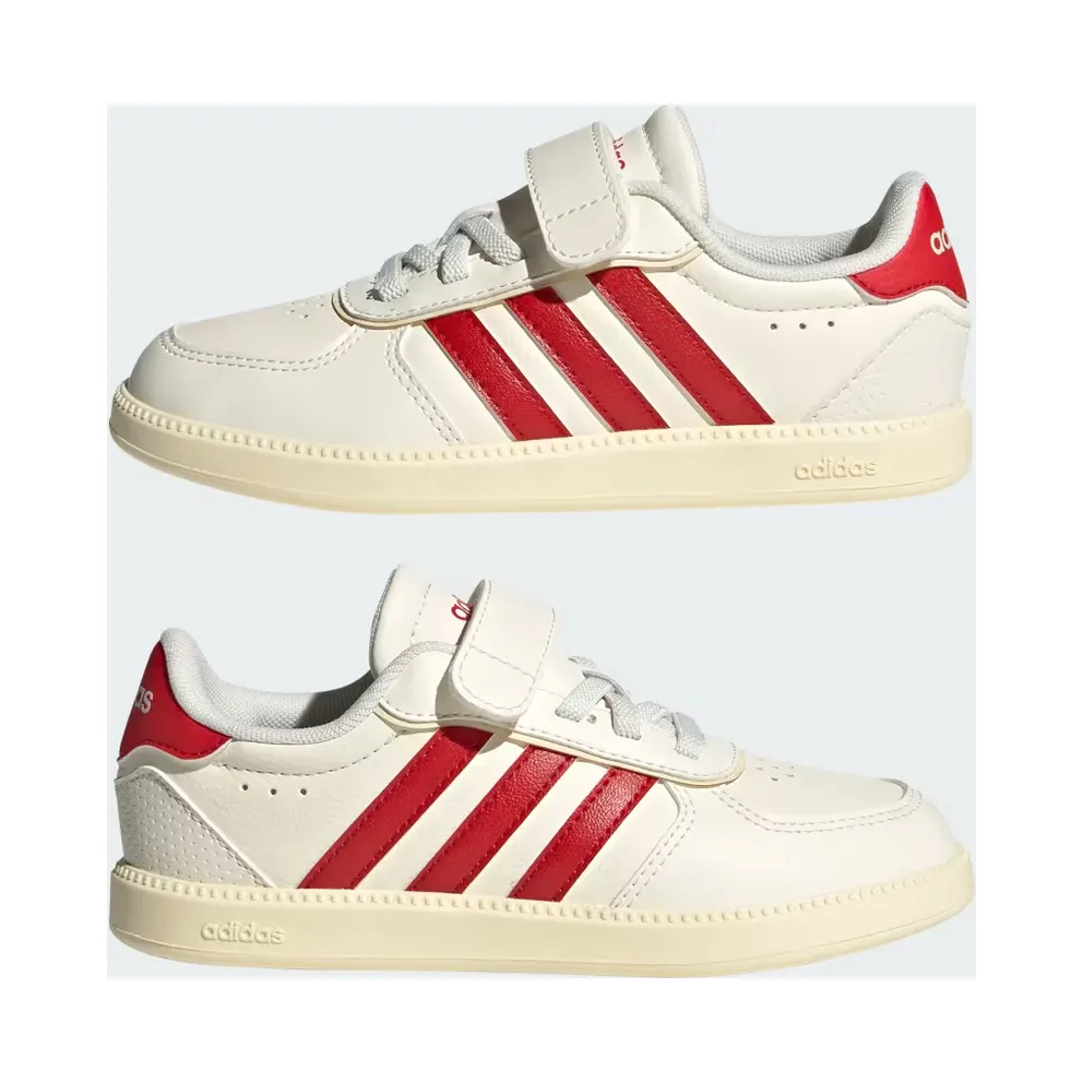 adidas Breaknet Sleek Shoes Kids “Off White / Better Scarlet / Warm Vanilla” (JQ3061)