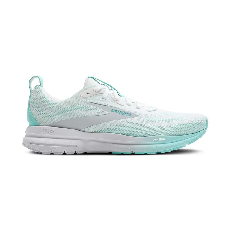 Brooks Trace 4 Bright White Limpet Oyster (120441-1B-198)