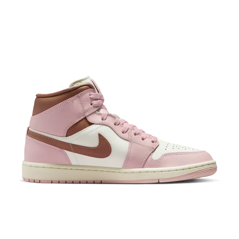 Jordan 1 Mid “Pink Oxford Brown” (BQ6472-620)