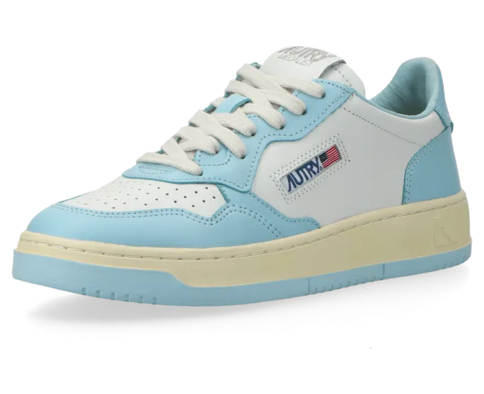 Autry Medalist Low W (leat / leat white / st blue) – AULWWB40 (2)