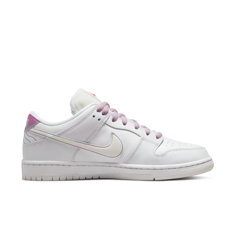 Nike SB Dunk Low Be True White – “White / Multi” (DR4876-100)