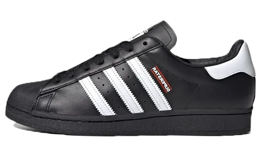 Adidas Run D.M.C. x Superstar ‘Jame Master Jay’ Black/Footwear White/Hi-Res Red (FX7617)