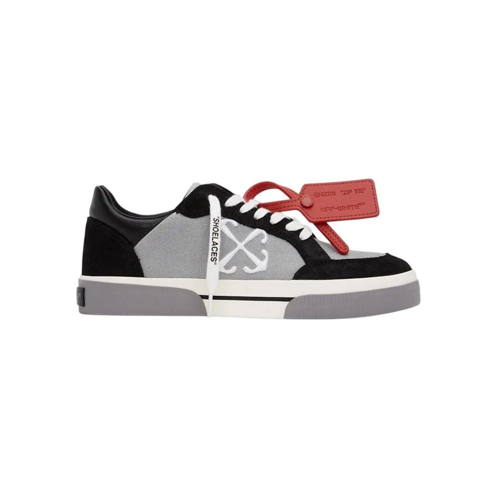 Off-White New Low Vulcanized Grey Black (OMIA293S24FAB0020910)