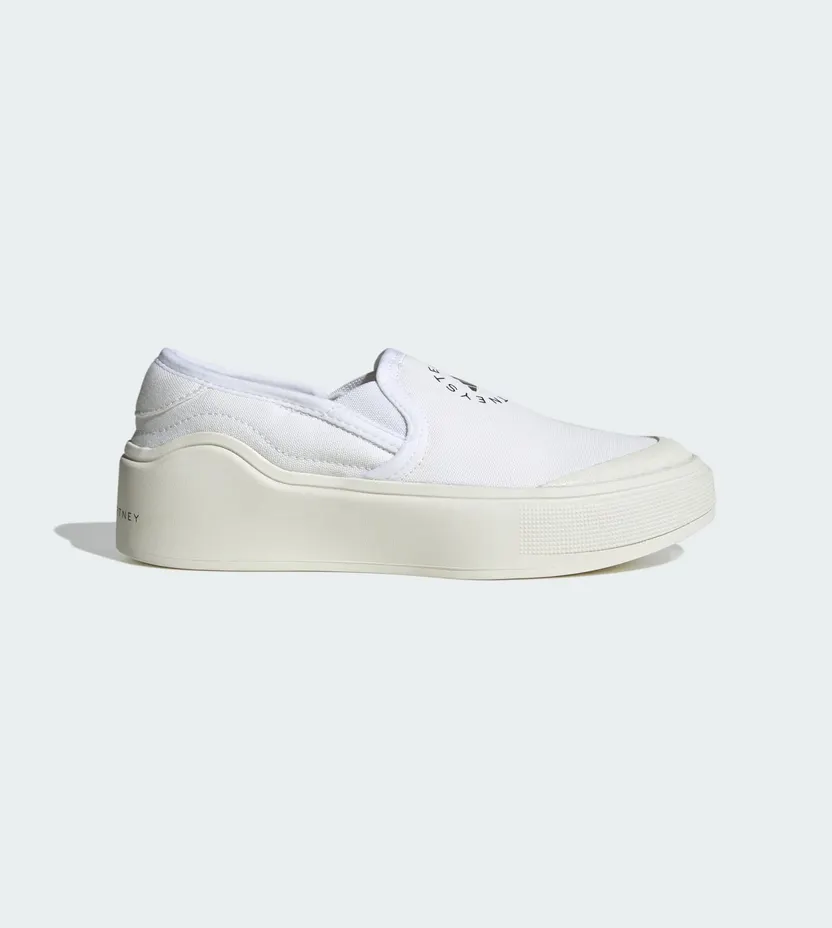 adidas adidas by Stella McCartney Court Slip-On Cloud White / Cloud White / Core Black (HP3206)