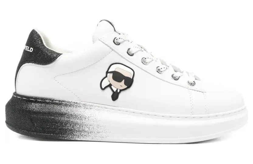 Karl Lagerfeld Kapri Ombre NTF sneakers with plateauzool – White (KL62530F011)