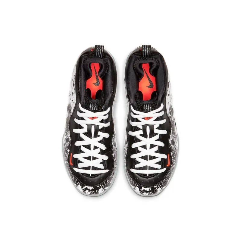 Nike Air Foamposite One Shattered Backboard (PS) Black/White-Total Orange (723946-011)