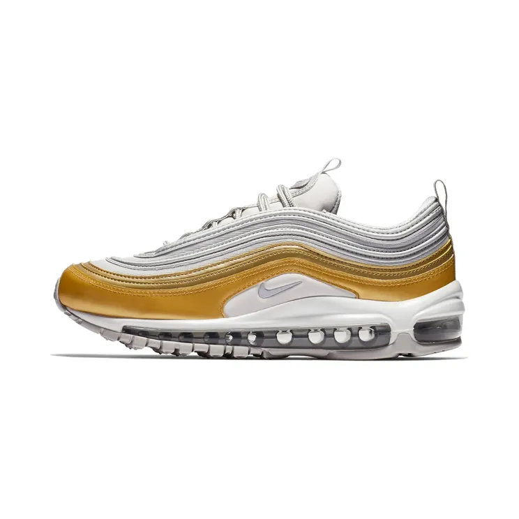 Nike Air Max 97 Vast Grey Metallic Gold (W) “Vast Grey / Metallic Gold / Summit White / Metallic Silver” (AQ4137-001)