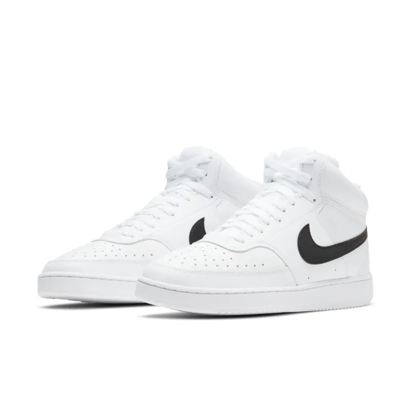 Nike Court Vision Mid White Black White/White/Black (CD5466-101)