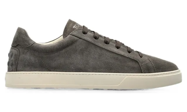Tod’s Suede Logo-embossed “Grey” (XXM04L0HZ40R E0S614)