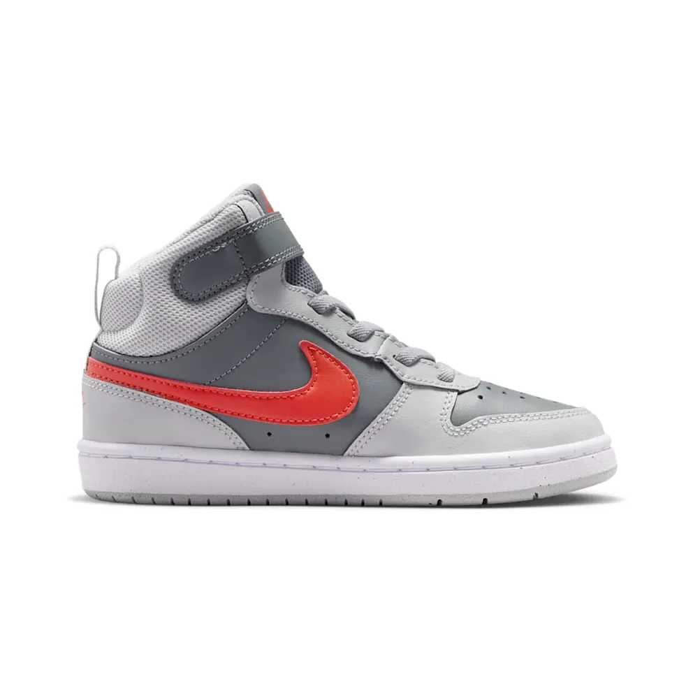 Nike Court Borough Mid 2 Smoke Grey Picante Red (CD7783-017)