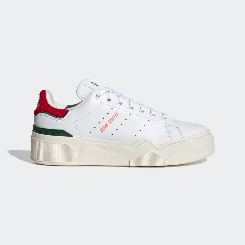 Adidas Stan Smith Bonega 2B Cloud White / Better Scarlet / Collegiate Green (HQ9882)