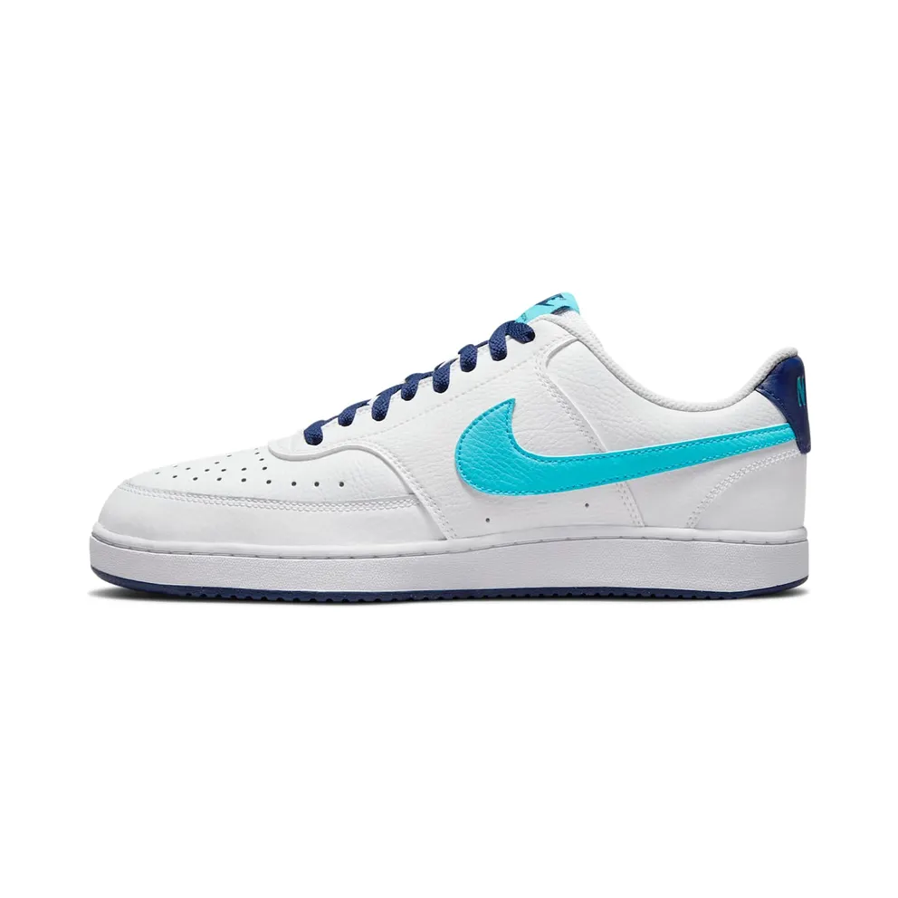 Nike Court Vision Low White Blue Void Turquoise (DM1187-100)