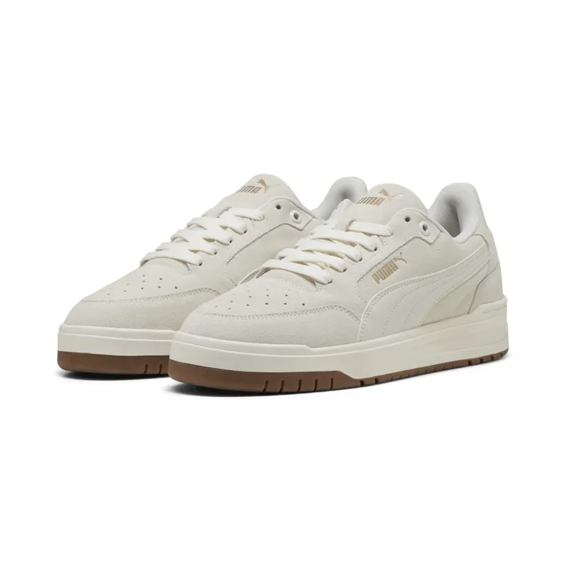 Puma Shuffle Downtown “Warm White / Vapor Gray / Puma Gold” (402597_03)