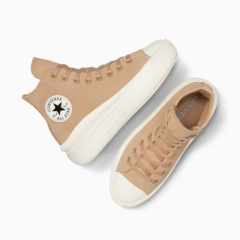 Converse Chuck Taylor All Star Move Platform Colorful Suede Coffee Rum/Egret/Black (A11145C)