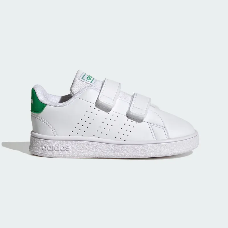 Adidas Advantage Lifestyle Court Two Hook-and-Loop Cloud White / Green / Core Black (GW6500)