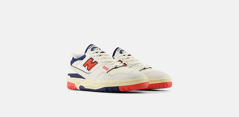 New Balance 550 “Sea Salt Pack Blast Red” (BB550CPB)