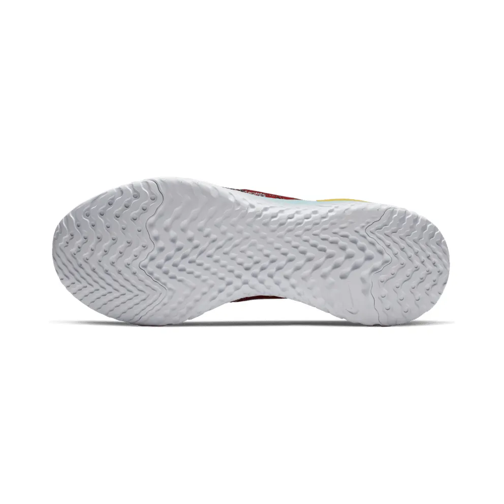 Nike Epic React Flyknit 2 Black Hyper Jade University Red Black/Black-Hyper Jade-University Red-Hyper Grape-Amarillo (BQ8928-007)