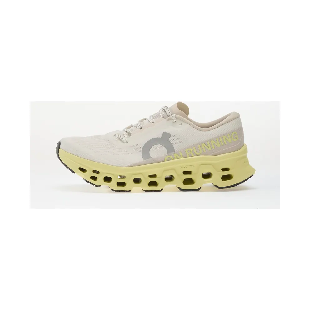On Running Cloudmonster 3 Laufschuhe Ivory / Limelight