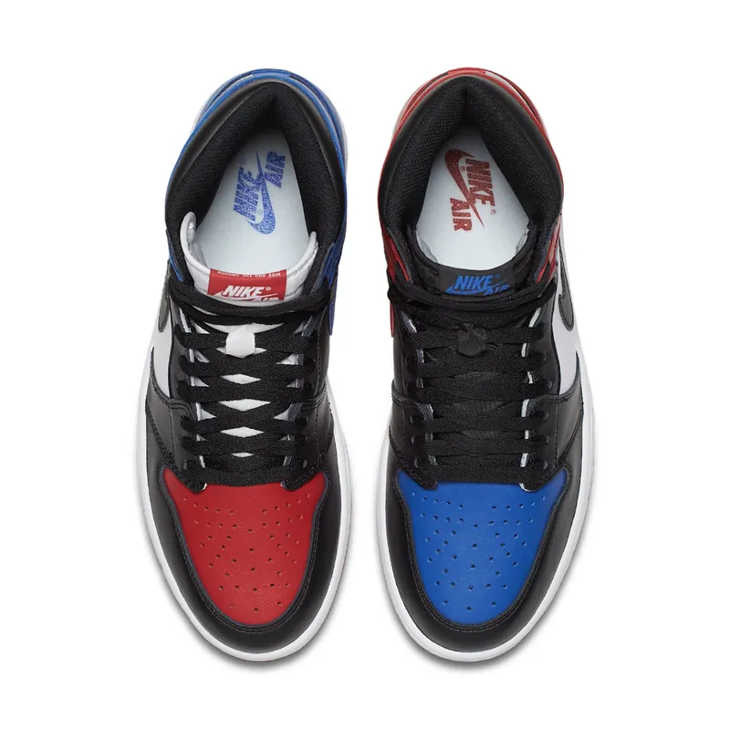 Jordan 1 Retro Top 3 Black/Varsity Red-Varsity Royal (555088-026)
