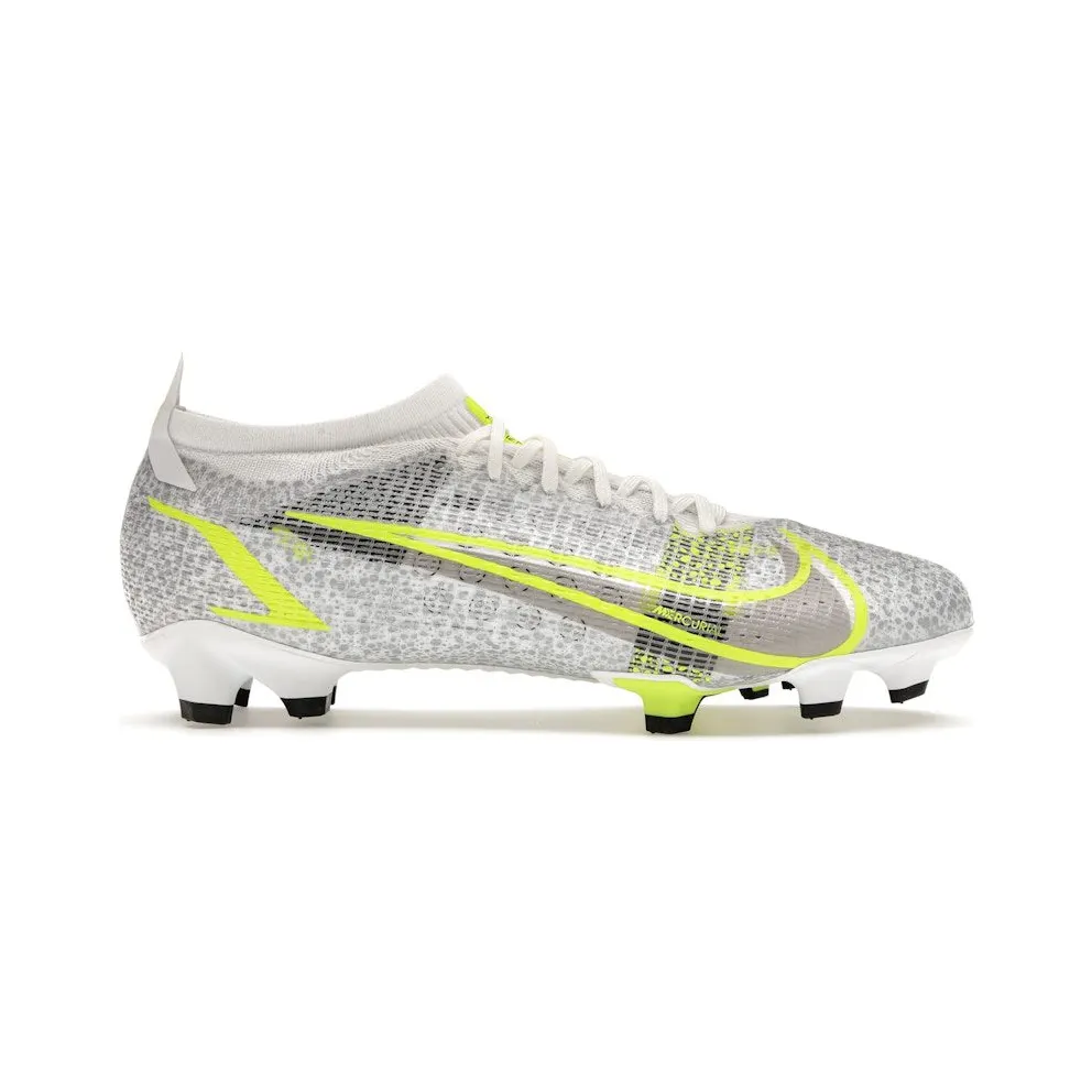 Nike Mercurial Vapor 14 Pro FG “White / Metallic Silver / Volt / Black” (CU5693-107)