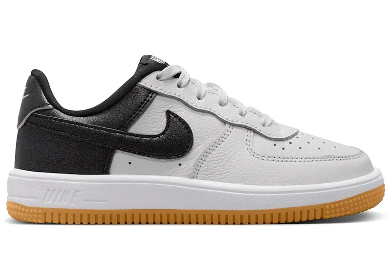 Nike Force 1 Low LV8 5 White Metallic Silver Black (IQ2740-100)