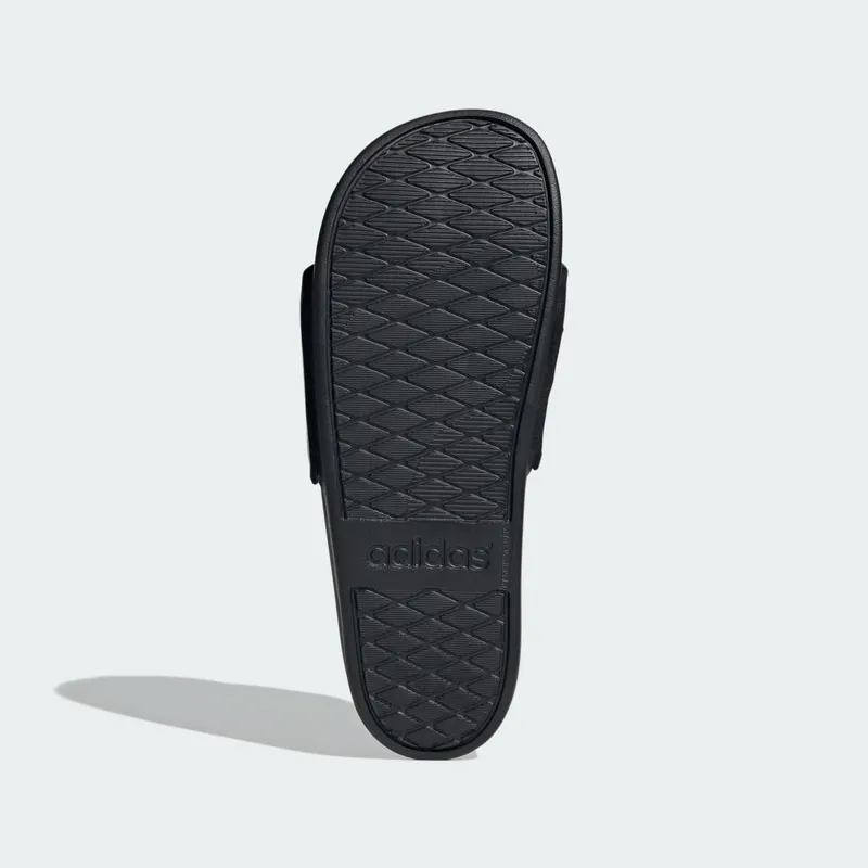 adidas Adilette Comfort Slides Core Black White (JS1145)