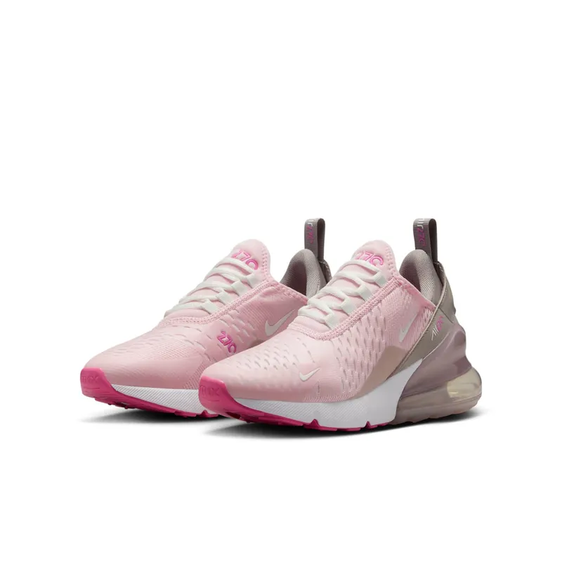 Nike AIR MAX 270 GS “PINK FOAM COLLEGE GREY PLATINUM VIOLET SUMMIT WHITE (GS)” (IB4435-663)