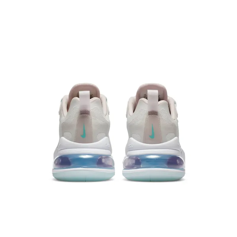 Nike Air Max 270 Reac Summit White Bleached Aqua (W) Summit White/Bleached Aqua-Light Violet-Sail (CK6929-100)