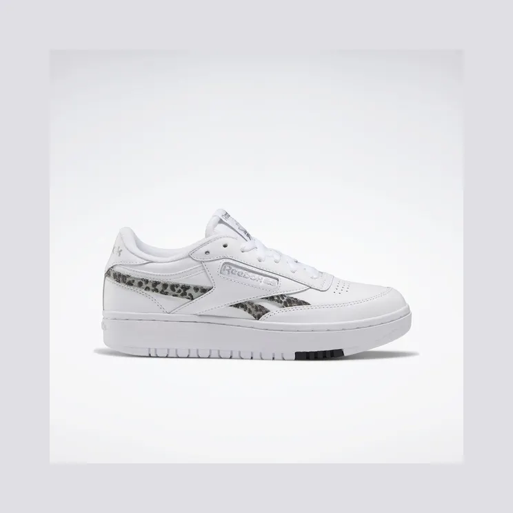 Reebok Club C Double White / Silver Metallic / Black (H67813)