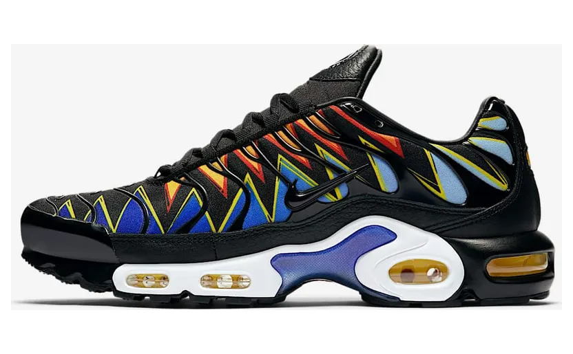 Nike Air Max Plus The Shark “Hyper Blue / Total Orange / Black” (AJ6301-400)