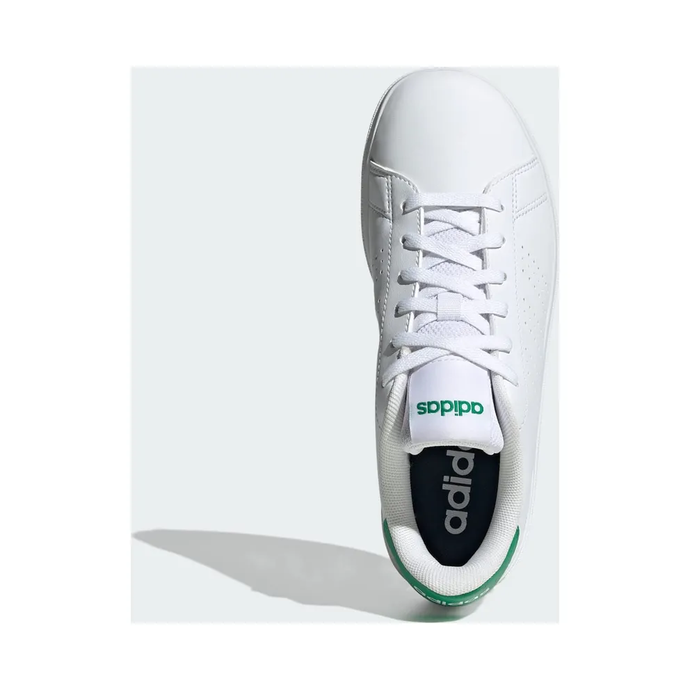 Adidas Advantage Base 2.0 Kids Cloud White / Cloud White / Green (ID3889)
