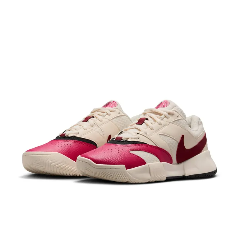 Nike Court Lite 4 Pale Ivory Sail Black Team Red (FD6575-103)