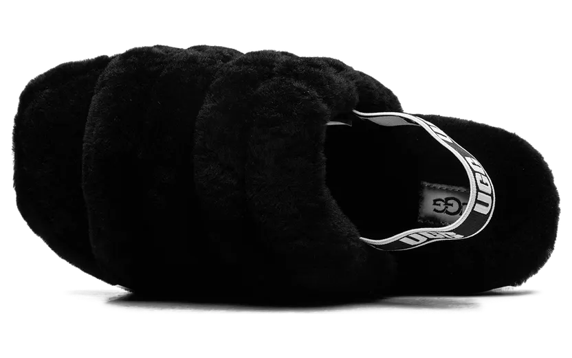 ugg-fluff-yeah-slide 1098494K-BLK