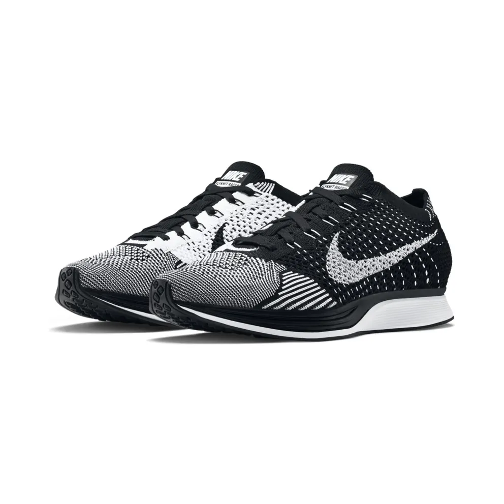 Nike Flyknit Racer Black Tongue Black/White (526628-002)