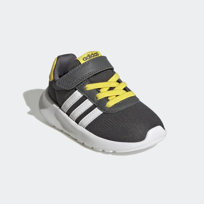 Adidas Lite Racer 3.0 Grey Five / Cloud White / Impact Yellow (GW1573)