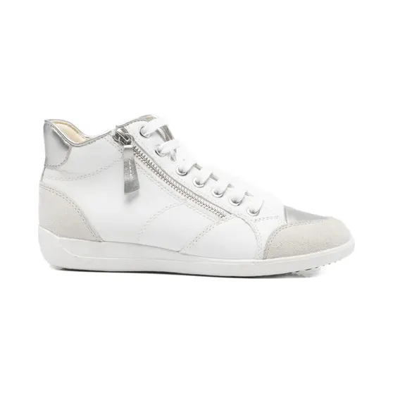 Geox High-Top-Sneakers mit Reißverschluss “White” (D6468C08522)