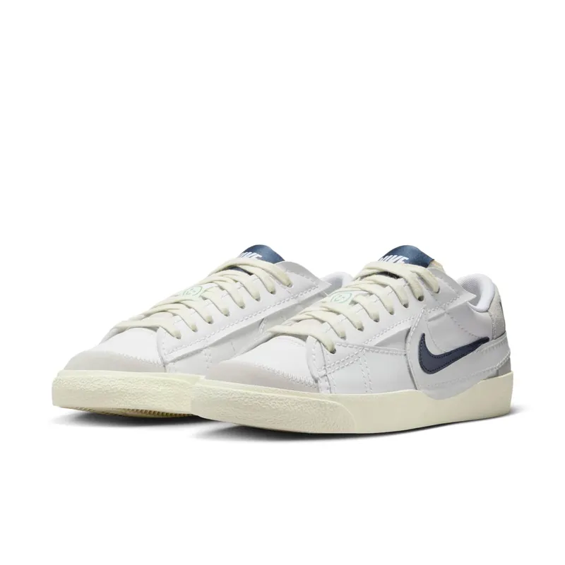 Nike Blazer Low 77 Jumbo SE Summit White Midnight Navy (FD0378-121)
