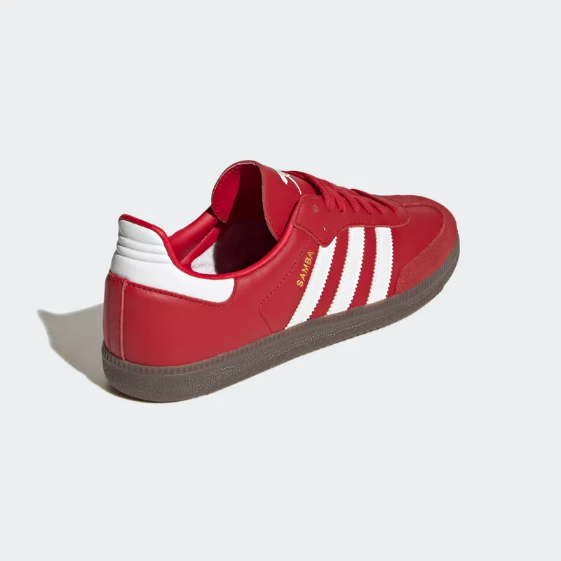 Adidas Samba Team Team Power Red 2 / Cloud White / Gum (HQ7033)