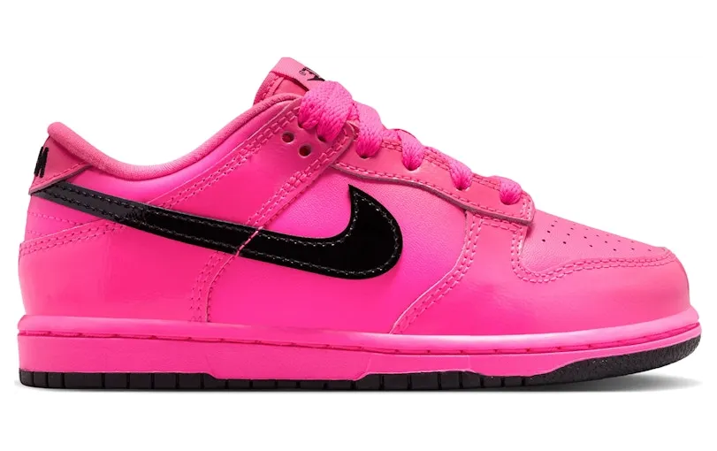 Nike Dunk Low SE Pink Blast Black Patent (IV2594-600)