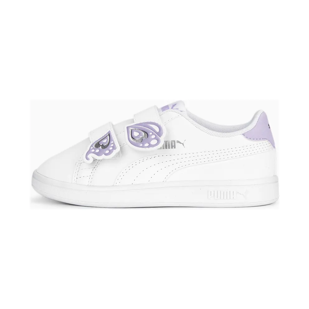 Puma Smash v2 Butterfly AC Kinder Weiß (388461-04)