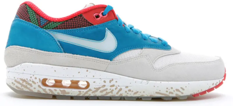 Nike Air Max 1 Brazil Lanceiro Birch/White-Neo Turq-Comet Red (318361-211)