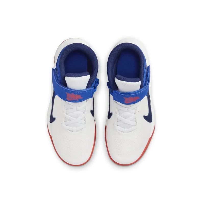 Nike Team Hustle D 10 FlyEase Younger Kids’ Easy On/Off White (DD7302-103)