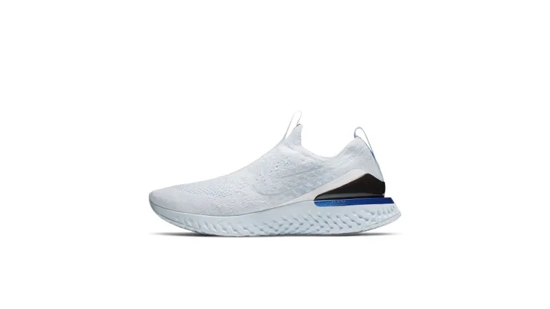 Nike Epic React Moc Flyknit White Hydrogen Blue White/White-Hydrogen Blue-Blue Tint-Racer Blue-Wolf Grey (BV0417-101)
