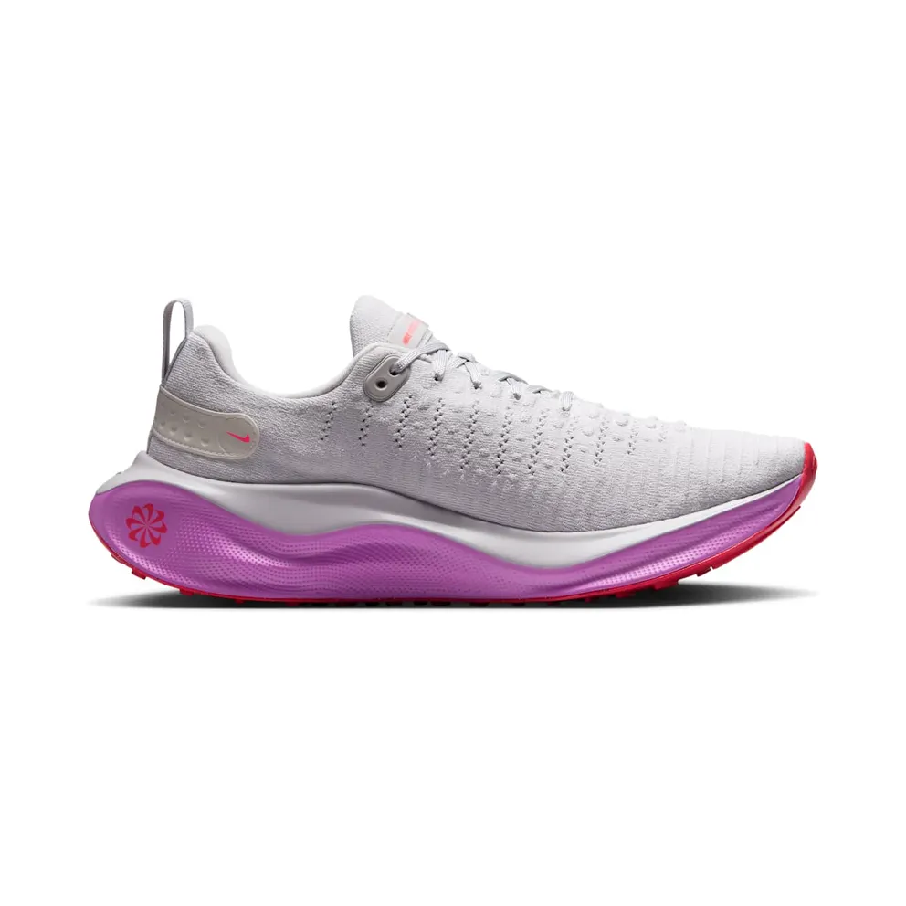 Nike React Infinity Run 4 “Vast Grey Hyper Violet Bright Crimson” (DR2665-011)