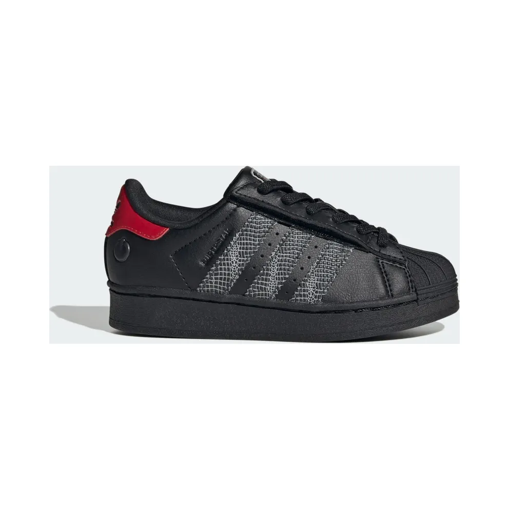 adidas Superstar LED Lights Comfort Closure Core Black Red (IH6388)